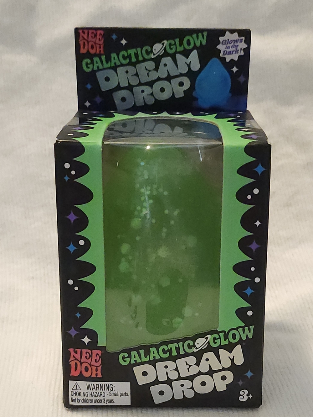 NEE DOH Galactic Glow Dream Drop - Green - Viral - Glow-in-the-Dark NEW - Sealed